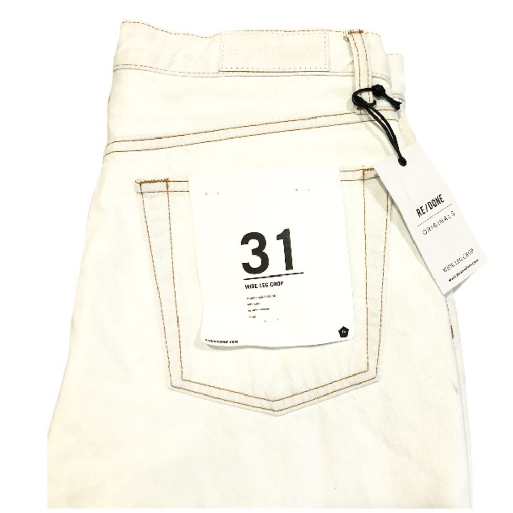 NWT RE/DONE | Wide-Leg Crop Denim Jeans - Picture 5 of 6